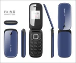 New Arrival Mini flip mobile phone F3 Bluetooth dialer small phone pedometer Vibrator GSM Unlocked 2G android cell phone 5.01 Re