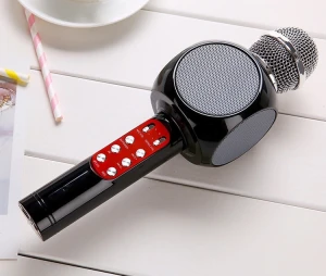 New Arrival wireless Microphone LED Light KTV Karaoke WS1816 Bt wireless microphone for teachers