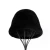 Import New Arrivals Womens Winter Genuine Rex Rabbit Fur Bucket Hat  Full pelt Fur Hats Warm Caps from China