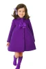 New Christmas Winter Design Online Wholesale Clothing Store Bowknot Decoration Fancy Girl Coat XZ3003