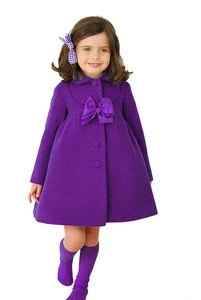 New Christmas Winter Design Online Wholesale Clothing Store Bowknot Decoration Fancy Girl Coat XZ3003