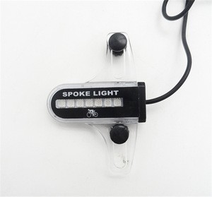 New Colorful motion activated led bicycle Spoke Light 14LED 32-pattern Waterproof wheel light