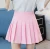 Import New design 13 colors  High Waist Elastic Women Pleated Skirts for Girl from China
