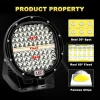 New Design 9 inch 378W Auto Lighting System Offroad LED Driving Head Light For Jeep