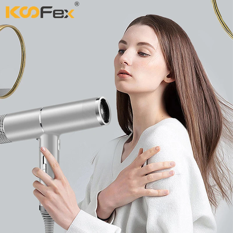 New Design Custom Women Hot And Cold Wind Light Weight No Noise Anion Blower Hair Dryer Equipaments