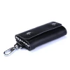 New design Italian Leather Car Key Chain Holder Bags Wholesale Men Genuine Leather Key Wallets Key Holder Wallet