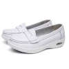 New Design Low-Noise Nursing Shoes White Leather Wholesale Nurse Mate Shoes For Hospital