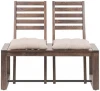 new design Mango wooden love couple bench at wholesale price by Indian manufacturer