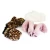 Import New designed faux fur solid and leopard animal printing flip top knitted gloves fluffy soft mittens fashion fingerless mitten from China