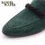 Import New Fashion Green Slip On Men Shoes Nubuck Leather Casual Loafers Shoes from China