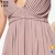 Import New fashion sexy women pink pleated weddings bridesmaid dresses long from China