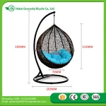 new garden swing chair/bamboo swing chair/patio swing chair with stand