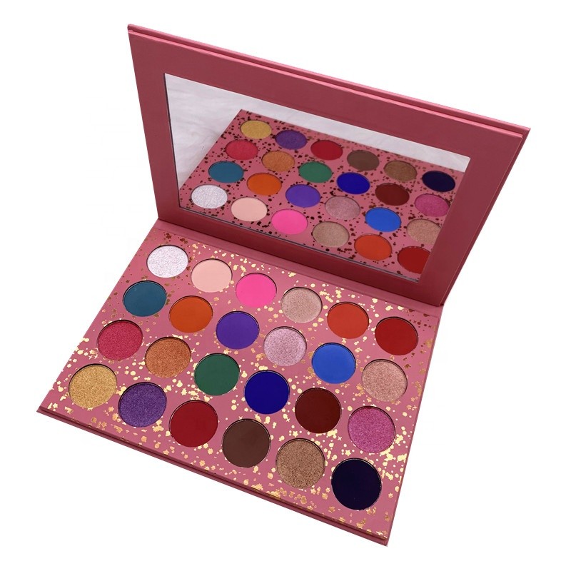 New makeup no logo glitter 30 color private label eyeshadow palette