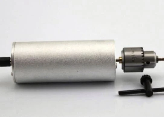 New Mini Aluminum Electric Hand Drill Rotary Tool DIY 550 Motor w/ 12V Power Supply