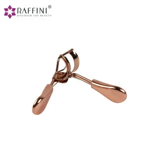 New Product Rose Gold Plated + Handle UV Plating ABS+Iron Wire Rose Gold Eyelash Curler