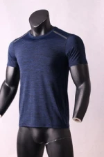 New style soft mesh fabric custom sportswear men's t shirt with logo