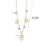 Import New Style Stainless Steel 14K Gold Plated Flower Pearl Zircon Necklace from China