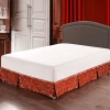 new style wholesale high quality 5 star hotel colorful queen size bed skirt