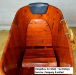 New style wood bathtub for sauna rooms