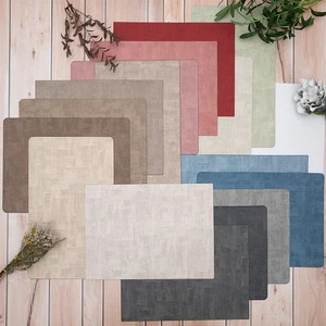 New Table Mats Washing Free Coaster Novelty Cup Cushion Holder Dining Room Decor Drink Placement Mat Against Hot Mat