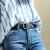 Import New Wide Leather Waist Strap Belt Women Gold Square Pin Metal Buckle belts Woman Belts for Jean ceinture femme pasek damski riem from Pakistan
