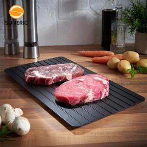 Non stick meat defrost magic thawing board fast frozen food thaw plate defrosting tray