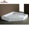 North America standard high quality Acrylic Shower Tray,.white Neo-Angle shape cheap Shower Base