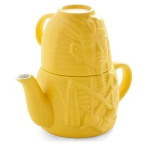 ODM Tutankhamun yellow tea for one for gift