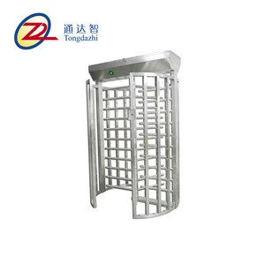 OEM Electronic full high Roto-Gate turnstile with tcp/ip access control keypad