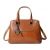 Import OEM genuine leather top handle bag women handbag handbags for women from China