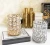 Import OEM Makeup Organizer Cosmetic Crystal Glass Pen Holder Brush Holder from China