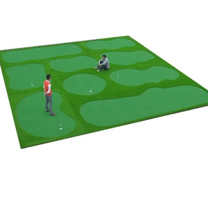 OEM Mini 9 holes  Spliceable  detachable golf putting green golf pad