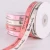 Import OEM polyester satin grosgrain custom full  color ribbon with logo printing from China
