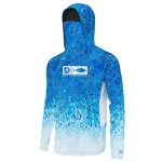 Oem Upf 50 High Quality fishing hoodie Custom Design Logo Quick dry Spandex mens Long Sleeve Performance Shirts