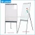 Import Office heigh adjustable aluminum frame magnetic white board flip chart board with tripod stand from China