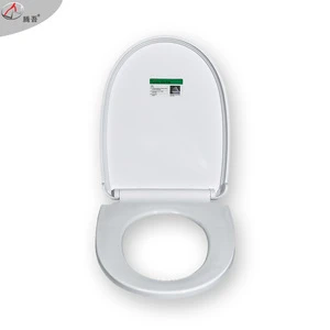 One button Quick Release Soft Close hinge Wrap-over Design U shape toilet seat TWTS8108