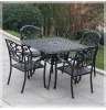 Outdoor Cast Aluminum Patio Furniture Chair Set Table and bench garden furniture