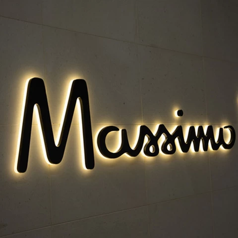 outdoor commercial led signage acrylic  channel letter sign 3d sign led letters electronic signs