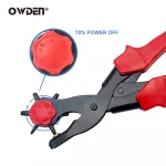 OWDEN High Quality Multi-functional 6 in 1 Leather Punch Pliers