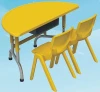 panic buying most popular modern Vintage children plastic table and chair