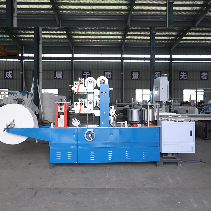 Paper product making machinery serviette napkin paper making machine 2 color printing