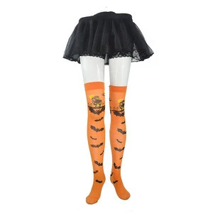 Party accessories bat halloween silk sexy tube stockings for women