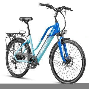 PASELEC electric Female leisure bike ebike 48v electricbicycle  with 500w 10.4AH lithium battery