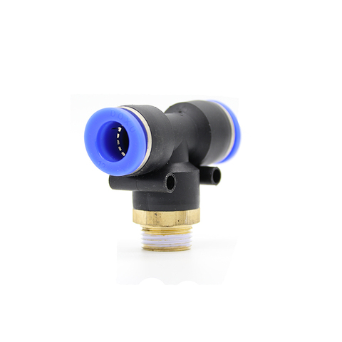 Pb Type Thread Buy Pb Pneumatic Pipe Fittings T Type Brass Thread 8mm Tube 1/8npt ...