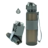 Personalized collapsible custom design foldable gym protein shaker water bottle