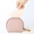 Import personalized portable PU leather pocket makeup cosmetic mirror for promotion gift from China