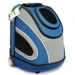 pet pull rod box with canvas material for dogs and cats