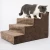 Pet Step 3 Or 4 Steps Dog Cat Stairs Ladder Climb Ramp W/Cover For Couch Or Bed