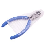 Pig Scissors Teeth Clamp Carbon Steel Scissors Teeth Veterinary Scissors Teeth Sharp Handle Anti-skid Pig Equipment Blue