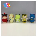 Plastic animal finger hands custom making finger puppets for kids